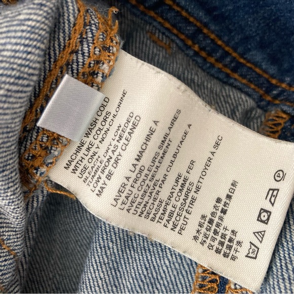 Pilcro and the Letterpress Anthropologie Cropped High rise Denim Jeans 32 - Picture 5 of 7